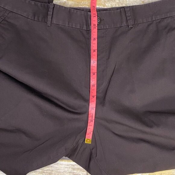 Lauren Ralph Lauren Women's Wide Leg Brown Cropped Trousers Size 14 - Picture 5 of 8